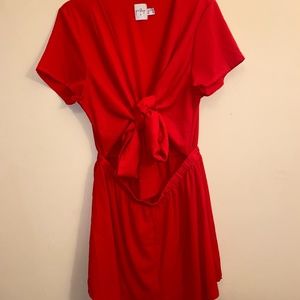 Princess Polly Red Cutout Romper